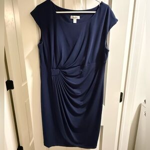 Dress Barn Navy Midi Dress